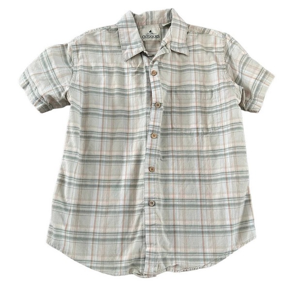 Vintage Plaid Buttoned Shirt Size M - Picture 1 of 3